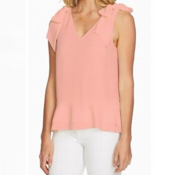 CeCe | Tops | Cece Ruffled Peplum Top | Poshmark